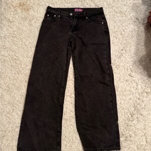 Edikted Black Flare & Wide Leg Jeans